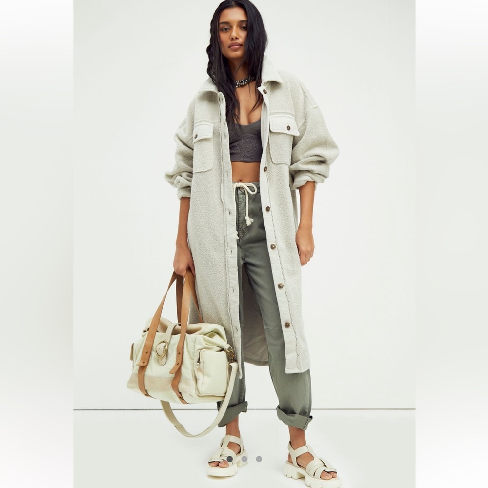 Free People Long Ruby Jacket